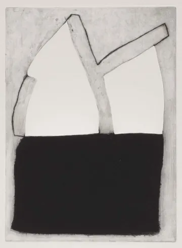 Eugen van Stiphaut: 1980, Radierung, 13 x 18cm