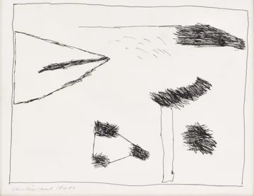 Eugen van Stiphaut: 1981, Stift auf Papier, 22 x 17cm