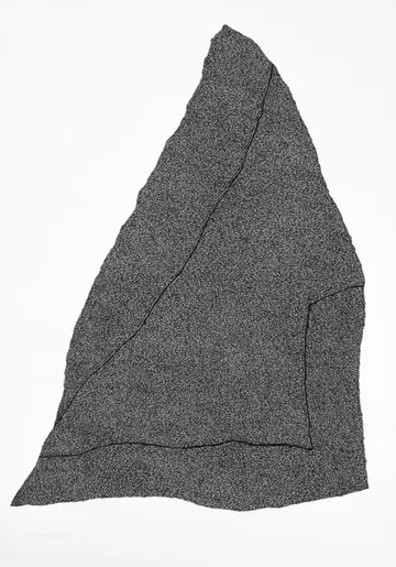Eugen van Stiphaut: 1981, Stift auf Papier, 70 x 100cm