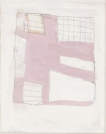 Eugen van Stiphaut: 1984, Mischtechnik, 24 x 32cm