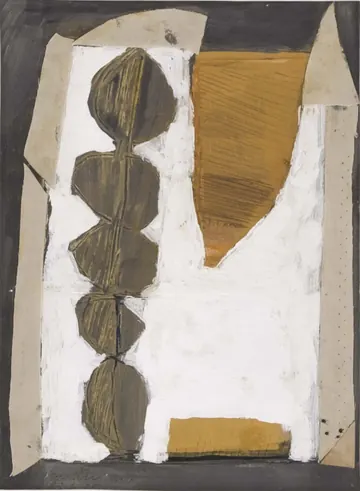 Eugen van Stiphaut: 1985, Mischtechnik, 17 x 24cm