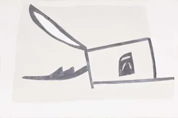 Eugen van Stiphaut: 1987, Mischtechnik, 150 x 100cm