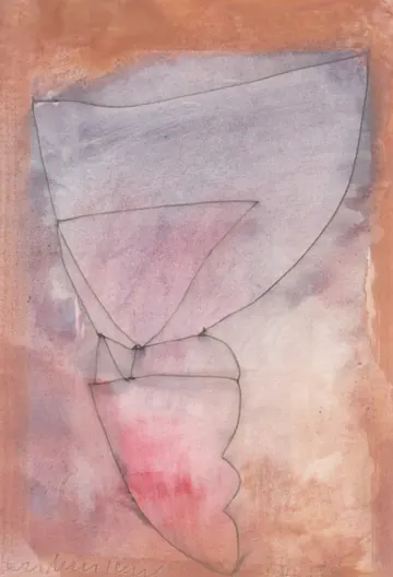 Eugen van Stiphaut: 1987, Tusche und Aquarell, 20 x 29,5cm