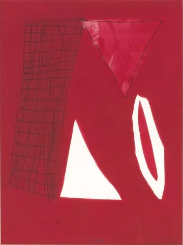 Eugen van Stiphaut: 1988, Mischtechnik, 24 x 32cm