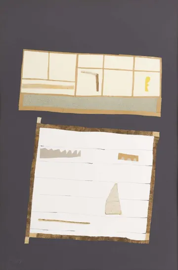 Eugen van Stiphaut: 1989, Mischtechnik, 100 x 150cm