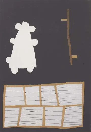 Eugen van Stiphaut: 1989, Mischtechnik, 70 x 100cm