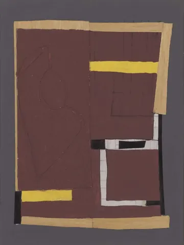 Eugen van Stiphaut: 1989, Mischtechnik, 36 x 48cm