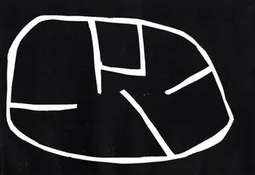 Eugen van Stiphaut: 1989, Linolschnitt, 21 x 30cm