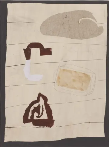 Eugen van Stiphaut: 1990, Mischtechnik, 36 x 48cm