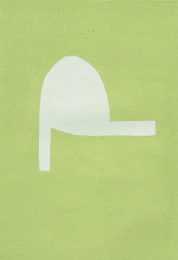 Eugen van Stiphaut: 1991, Linolschnitt, 21 x 30cm