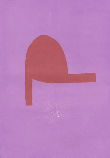 Eugen van Stiphaut: 1991, Linolschnitt, 21 x 30cm