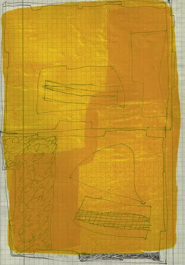 Eugen van Stiphaut: 1992, Mischtechnik, 21 x 30cm