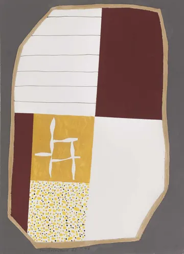 Eugen van Stiphaut: 1993, Mischtechnik, 39 x 53cm