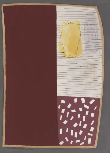 Eugen van Stiphaut: 1993, Mischtechnik, 39 x 53cm