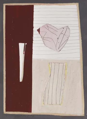 Eugen van Stiphaut: 1994, Mischtechnik, 39 x 53cm