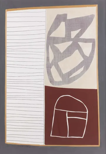 Eugen van Stiphaut: 1996, Mischtechnik, 70 x 100cm